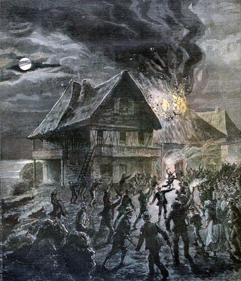 The Revolt on the Island of Sercq, 1892. Artist: Henri Meyer