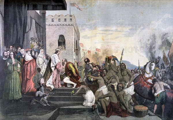 'Return of Christopher Columbus', 1892. Artist: Unknown