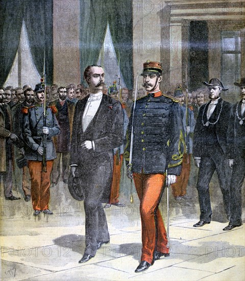 Jean Casimir-Perier, president of the chamber of deputies, 1893. Artist: Henri Meyer