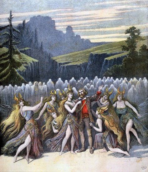 Rest In Peace, performance at the Théâtre de la Gaîté, 1894. Artist: Henri Meyer