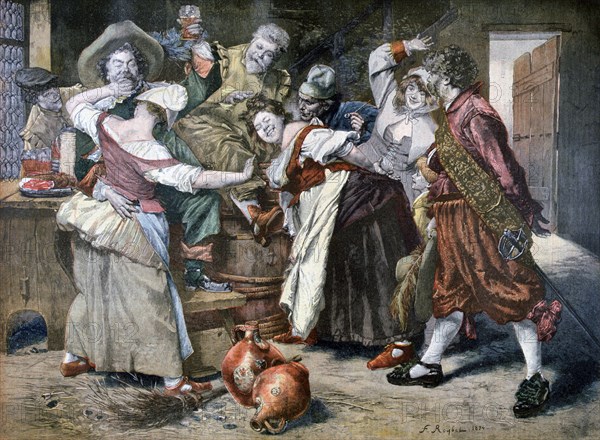 'The Hot Hand', 1894. Artist: Ferdinand Roybet