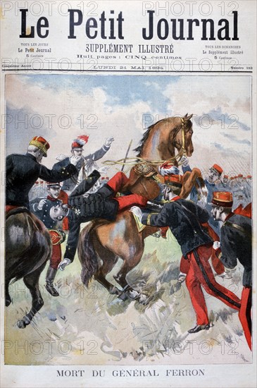 Death of General Ferron, 1894. Artist: Unknown