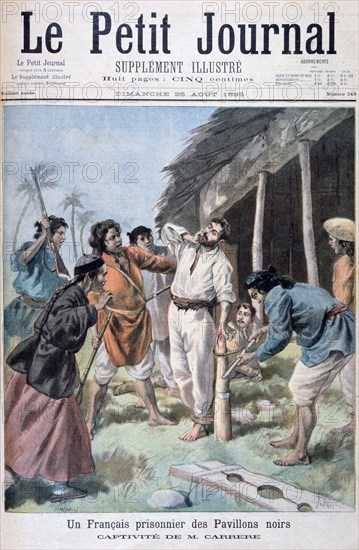 A French captive, Tonkin, Vietnam, 1895. Artist: Oswaldo Tofani