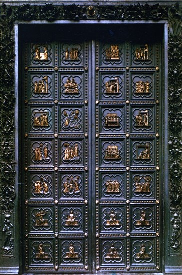 South Door of the Baptistry of San Giovanni, 1336. Artist: Andrea Pisano