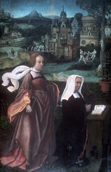 'Saint Godelieve', c1485-1529. Artist: Jan Provoost
