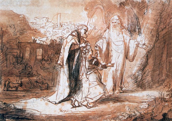'An angel of the Lord appeared to Manoah's wife ...', c1636-1680. Artist: Ferdinand Bol