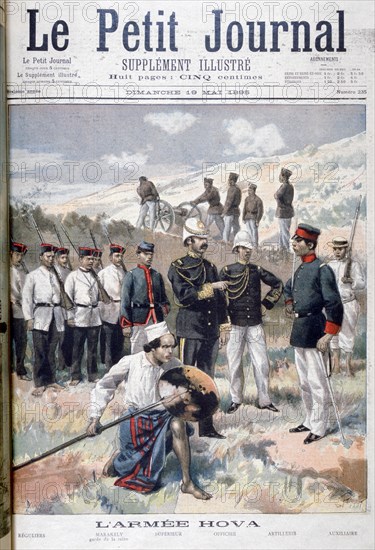 The Hova army, Madagascar, 1895. Artist: F Meaulle