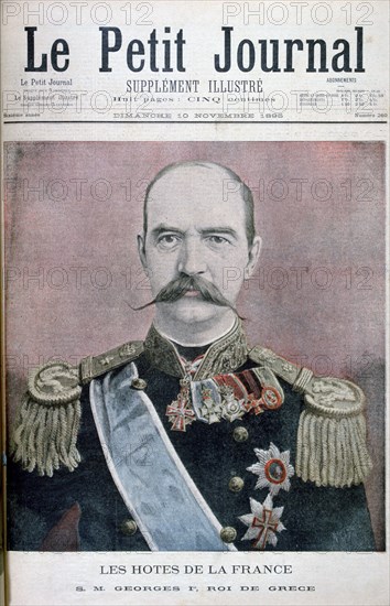 George I of Greece, 1895. Artist: Henri Meyer