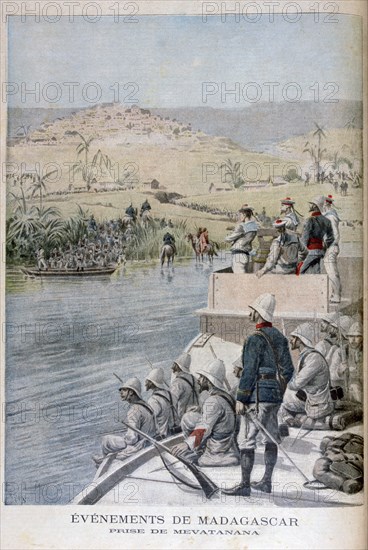 Events in Madagascar: The Capture of Mevatanana, 1895. Artist: Henri Meyer