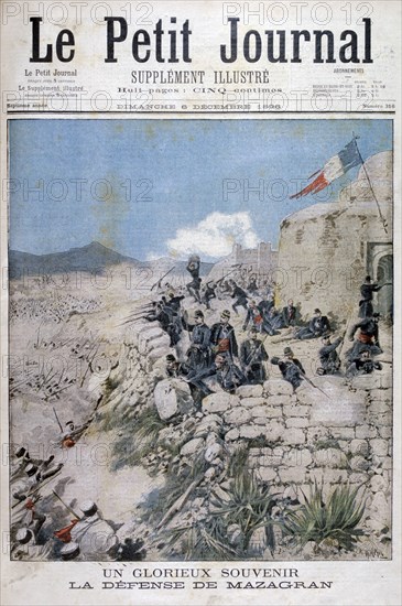 The defence of Mazagran, Algeria, 1896. Artist: Henri Meyer