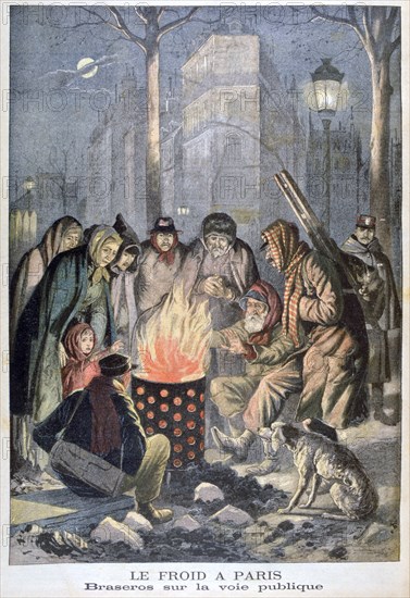 Cold Paris, 1902. Artist: Unknown