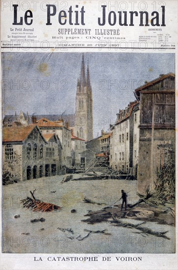 The catastrophe of Voiron, France, 1897. Artist: Henri Meyer