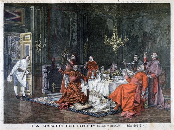 'An Eminent Gathering', 1898. Creator: F Meaulle.