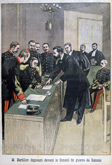 Alphonse Bertillon, French law enforcement officer, 1899. Artist: Oswaldo Tofani