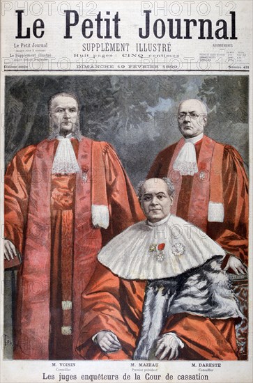 The judges of the Supreme court of appeal, France, 1899.  Artist: Oswaldo Tofani