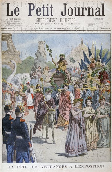 The grape harvest festival, Universal Exhibition of 1900, Paris, 1900. Artist: Unknown