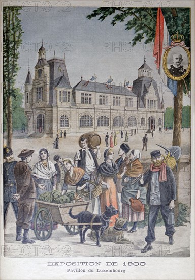 The Luxembourg pavilion at the Universal Exhibition of 1900, Paris, 1900. Artist: Unknown
