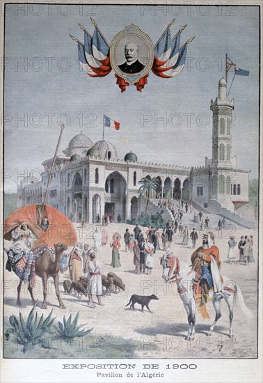 The Algerian pavilion at the Universal Exhibition of 1900, Paris, 1900. Artist: Unknown