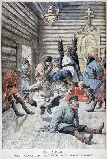 Worship in Russia, 1903. Artist: Unknown