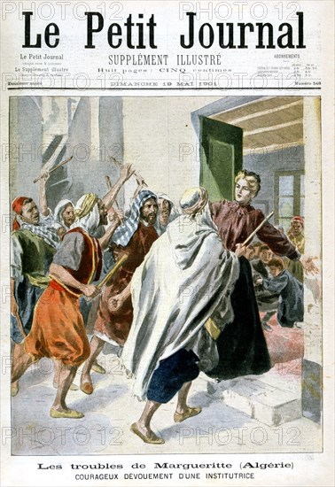 In Algeria, Margaret in trouble, 1901. Artist: Unknown