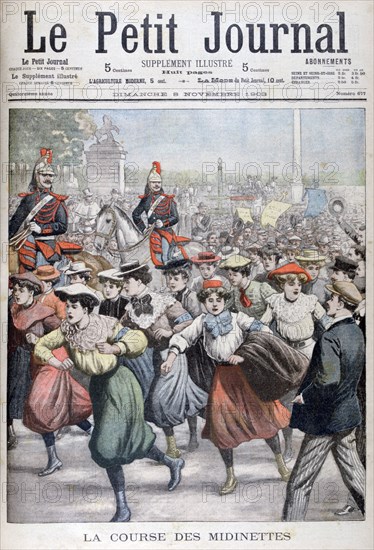 The race of the Midinette, 1903. Artist: Unknown
