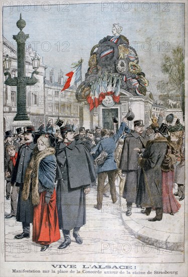 Strasbourg statue, Place de la Concorde, Paris, 1904. Artist: Unknown