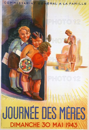 'Mother's Day, Sunday 30th May 1943', 1943.  Artist: Phili