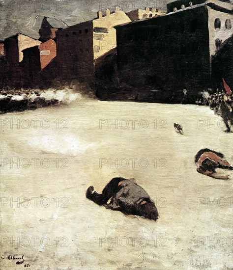 'The Massacre', 1905.  Artist: Sergei Ivanov