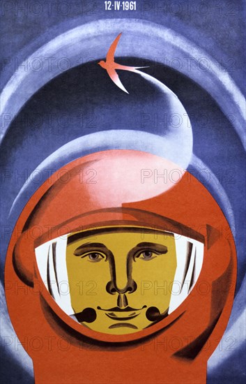 'Yuri Gagarin', 1971. Artist: Unknown