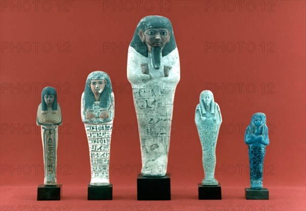 Egyptian Ushabtis. Artist: Unknown