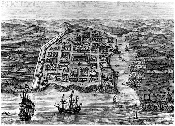 Old Santo Domingo city, 1873. Artist: Unknown