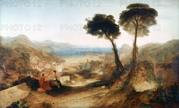 'The Bay of Baiae, with Apollo and the Sibyl', c1823.  Artist: JMW Turner