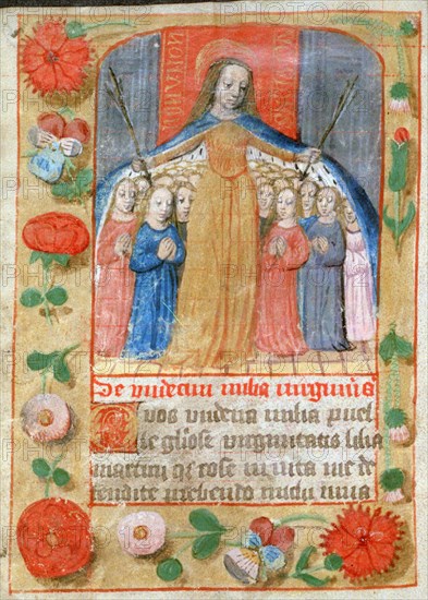 The 11,000 Virgins, Church of St Esprit, 15th century. Artist: Unknown