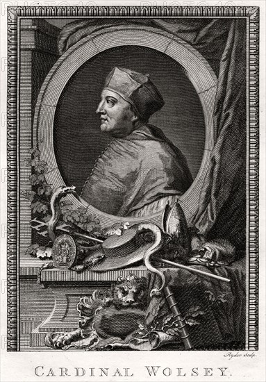 'Cardinal Wolsey', 1775. Artist: Ryder