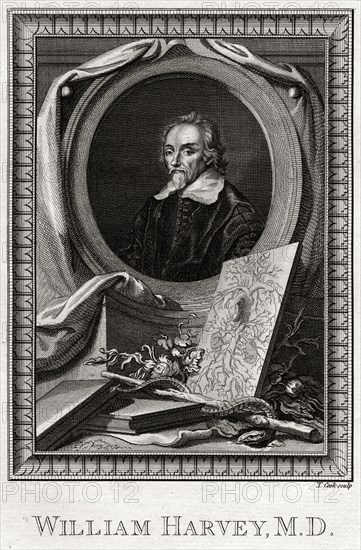 'William Harvey', 1777. Artist: Thomas Cook