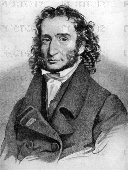 Niccolò Paganini, Italian violinist, 19th century. Artist: Unknown