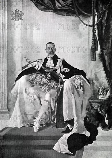 'George V', 1924. Artist: Charles Sims