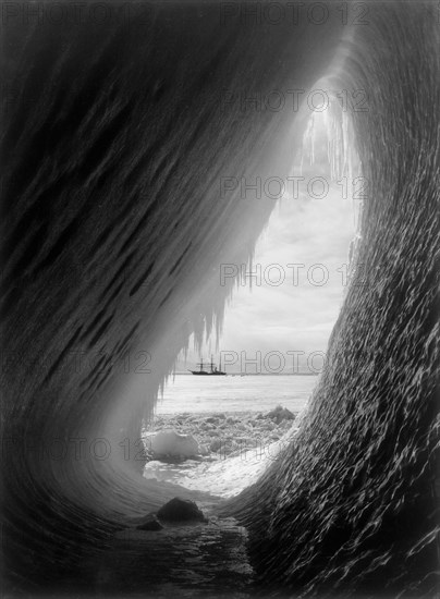 The 'Terra Nova' in McMurdo Sound, Antartica, 1911. Artist: Herbert Ponting