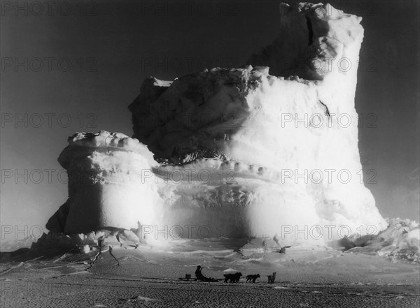 Ice castle, Antarctica, c1911. Artist: Herbert Ponting