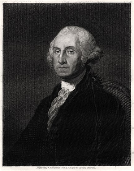 George Washington, First President of the USA, 19th century. Artist: W Humphreys