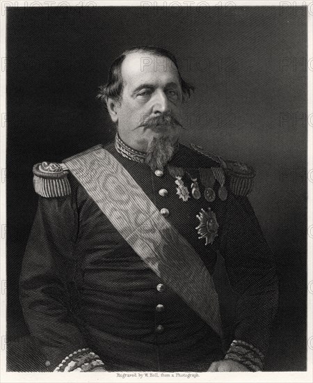 Napoleon III, Emperor of France, 19th century. Artist: W Holl