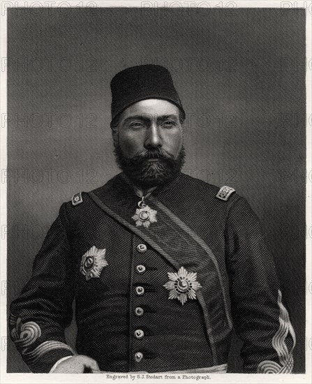 Osman Nuri Pasha, field marshal of the Ottoman Empire, 19th century. Artist: George J Stodart