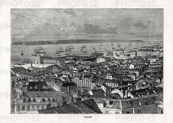 'Lisbon', Portugal, 1879. Artist: Laplante