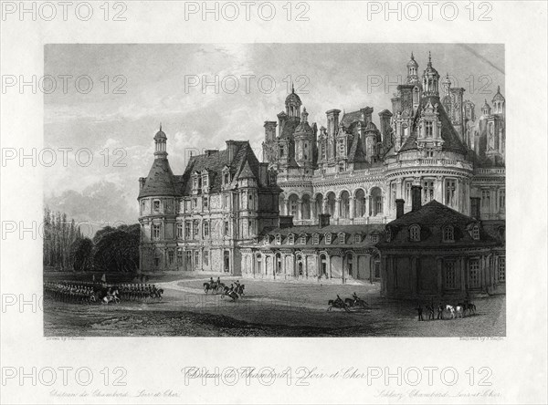 'Chateau de Chambord, Loir-et-Cher', France, 1875. Artist: James Tingle