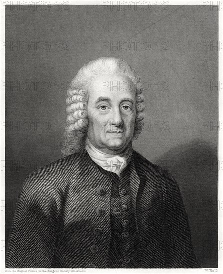 Emanuel Swedenborg, Swedish philosopher, mystic and cosmologist, 1884. Artist: W Holl