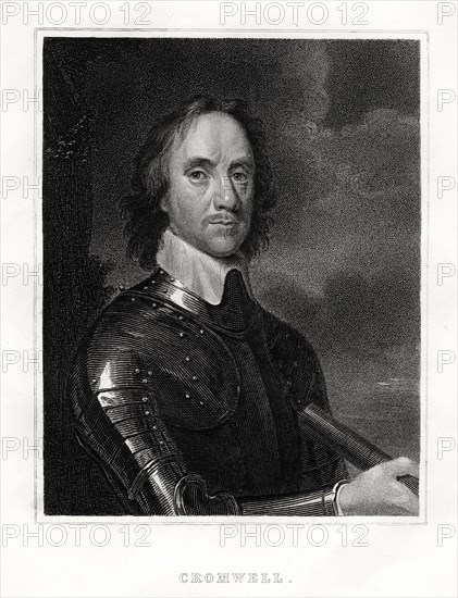 Oliver Cromwell, 1860. Creator: Unknown.