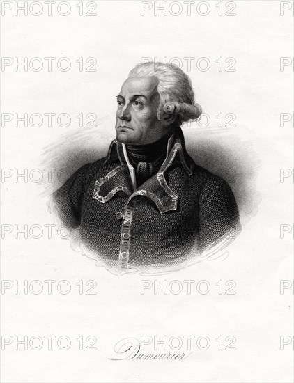 General Dumourier, French soldier and politician, 1845. Artist: GB Shaw