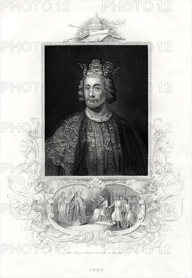 King John of England, 1860. Artist: Unknown