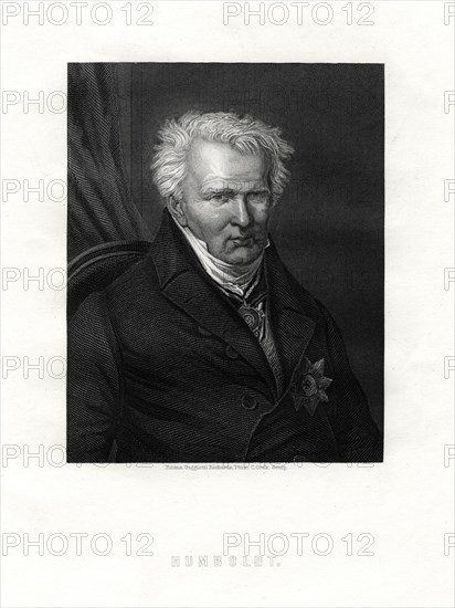 Alexander von Humboldt, (1769-1859), German naturalist and explorer, 19th century. Artist: C Cook