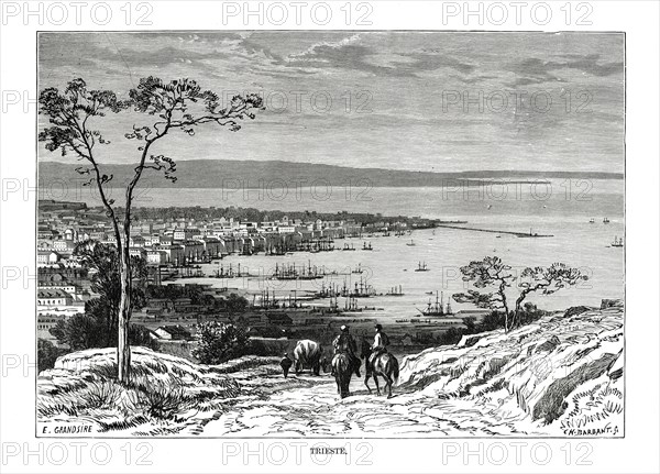 Trieste, Italy, 1879. Artist: Charles Barbant